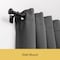 Kenney Mfg Kenney Weaver 1" Indoor/Outdoor Rust-Resistant Curtain Rod, 37-72", Black KN90000 - alternate 4